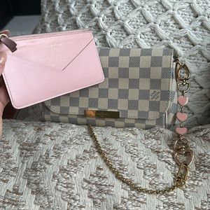 Bundle Louis Vuitton PM favorite + Louis Vuitton mini pink wallet